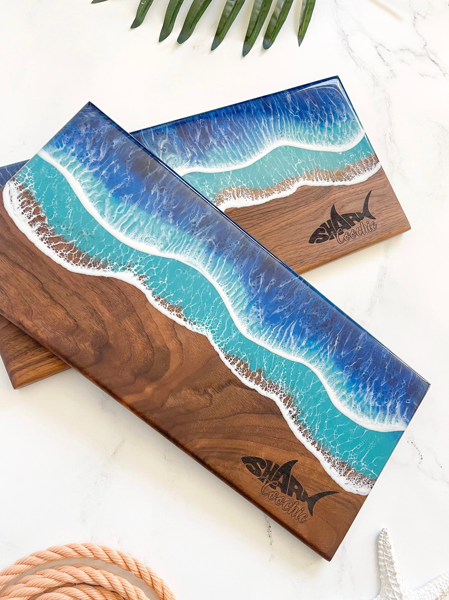 Walnut Ocean Charcuterie Board
