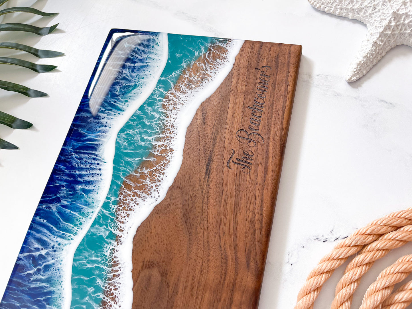 Walnut Ocean Charcuterie Board