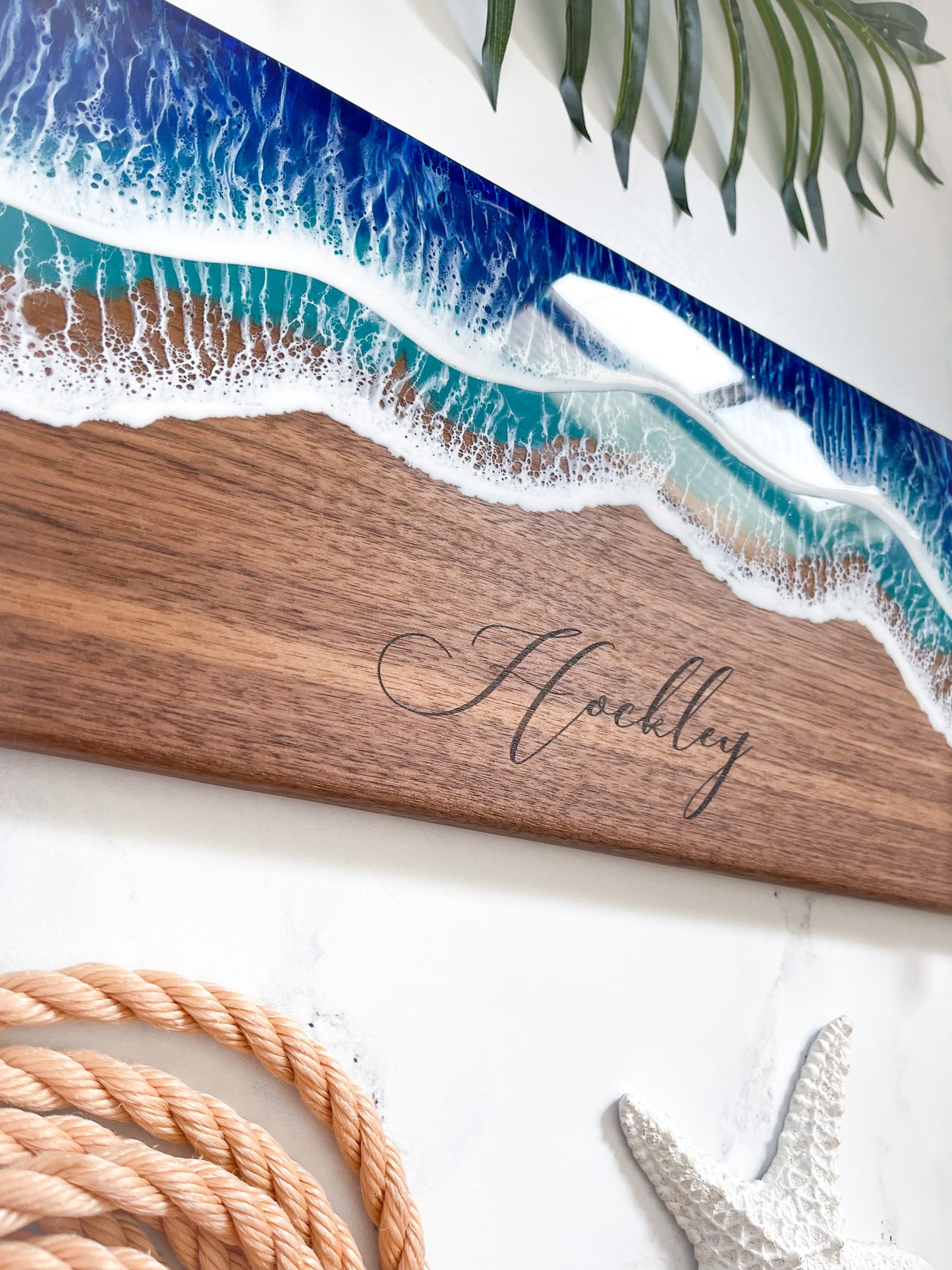 Walnut Ocean Charcuterie Board