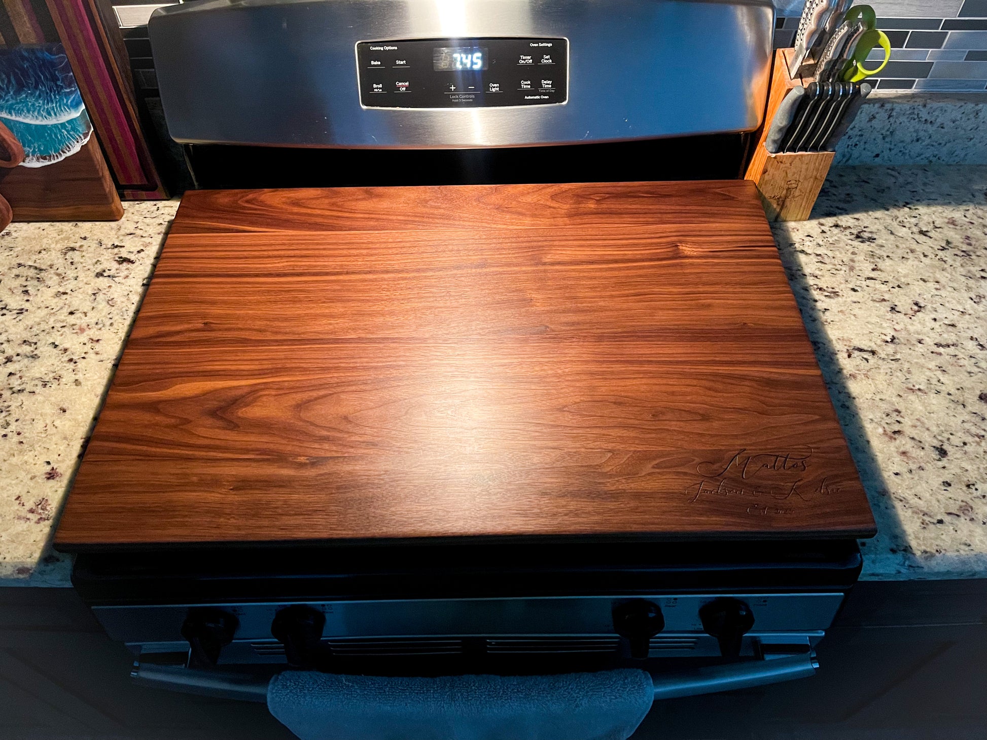 Noodle Board/Stove Cover - Backwoods Custom Creations