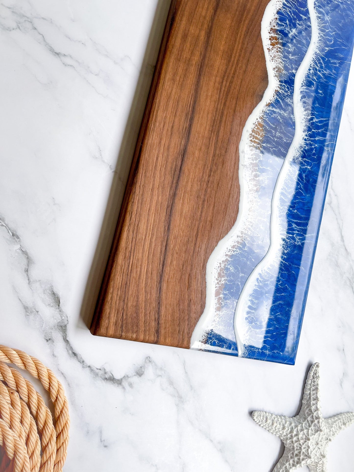 Pacific Blue Walnut Charcuterie Board